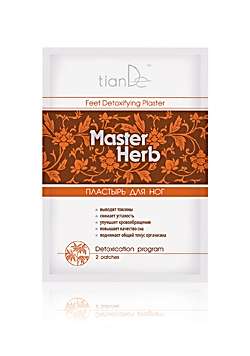 MASTER HERB – Detoxikační náplast na nohy 1 x 2 ks tianDe