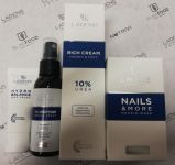 Vánoční balíček č. 6 Rich Cream Hands & Feet+Nails & More Repair Mask+Biopeptide Serum Spray+Hydro Balance Face Cream 
