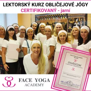 Lektorské certifikované kurzy obličejového cvičení,  obličejové jógy